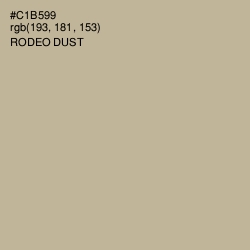 #C1B599 - Rodeo Dust Color Image